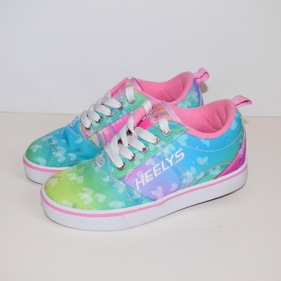 Heelys Shoes Heelys Pro 2 Tie Dye Rainbow Print Skate Sneakers